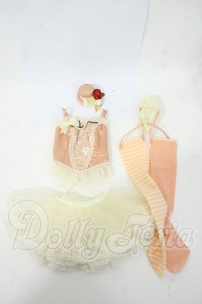 画像1: SD/OF:バレリーナふうレッスンドレスセット Y-26-04-15-202-WT-ZY (1)