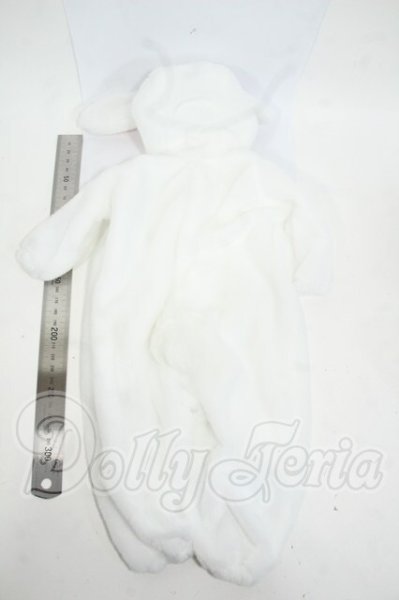 画像2: MSD＆MDD/OF:ふわふわしろうさぎさんパジャマ・ミニ Y-26-04-29-252-WT-ZY (2)