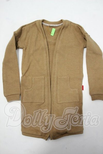 画像1: SD17B/OF:TTYA製 Natural Deep Slit Long Cardigan(Brown) Y-26-07-14-070-WT-ZY (1)