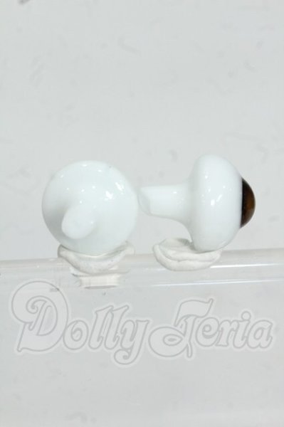 画像2: 16mm/Hand Glass Craft製 グラスアイ Y-26-07-28-083-WT-ZY (2)