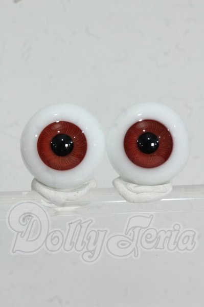 画像1: 16mm/Hand Glass Craft製 グラスアイ Y-26-07-28-082-WT-ZY (1)