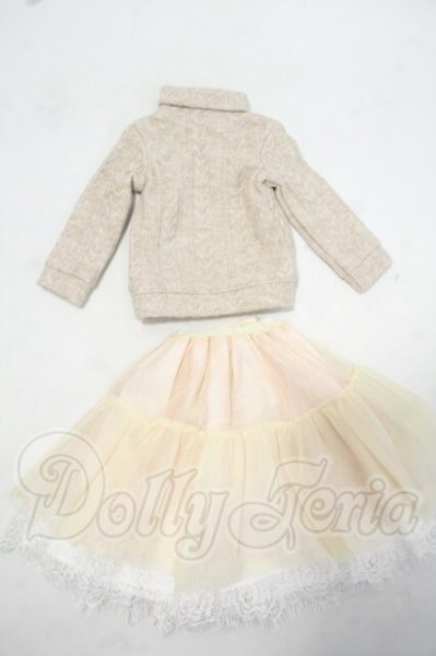 画像1: SDM＆MSD/OF:VOLKS製ニット＆チュールスカート衣装セット Y-26-08-25-262-WT-ZY (1)