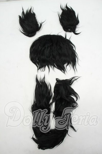 画像1: 9-10inch/ウィッグ Y-26-09-08-100-WT-ZY (1)