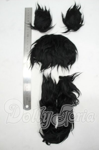 画像2: 9-10inch/ウィッグ Y-26-09-08-100-WT-ZY (2)