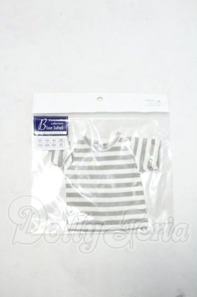 画像1: SDM&MSD/OF:ボーダーTシャツ・ミニ(グレー) Y-26-10-20-081-WA-ZY (1)