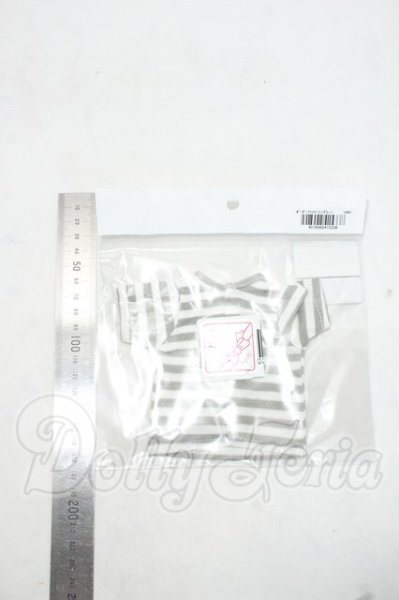 画像2: SDM&MSD/OF:ボーダーTシャツ・ミニ(グレー) Y-26-10-20-081-WA-ZY (2)