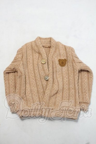 画像1: SDM＆MSD/OF:DOLK SELECT:くまカーデ茶 Y-26-10-20-252-WA-ZY (1)