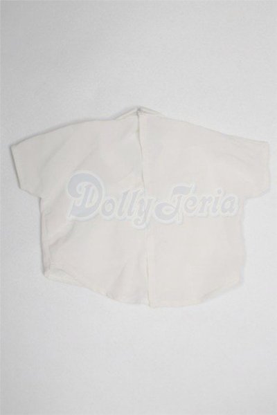 画像2: SD/OF: 開襟スクエアシャツ アイボリー/1/3　60ｃｍ　BJD　MJD　衣装　ドール用 A-26-02-18-082-NY-ZA (2)