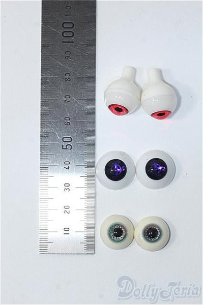 画像2: 16mm/アクリルアイ　3点 Y-25-01-01-113-NY-ZY (2)