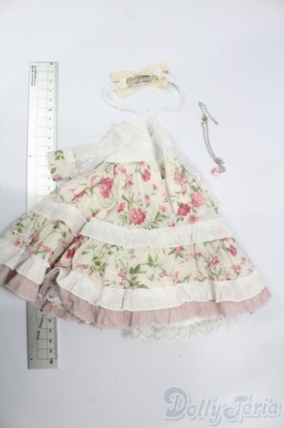 画像2: 幼SD/OF:ピンタックドレスセット S-25-10-26-374-NY-ZS (2)