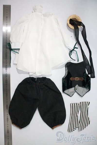 画像2: SDGrB＆SD13男の子/OF:衣装セット　チュニックブラウス＆ベストセット　VOLKS U-25-05-20-091-KD-ZU (2)