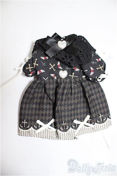 画像1: 幼SD/OF:ワンピース/1/6　30ｃｍ　BJD　MJD　衣装　ドール用 A-25-06-04-333-NY-ZA (1)