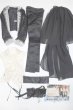 画像1: SDGｒB/OF:ブラッククロスバッスルセット/1/3　65ｃｍ　BJD　MJD　衣装　ドール用 A-25-06-04-043-NY-ZA (1)