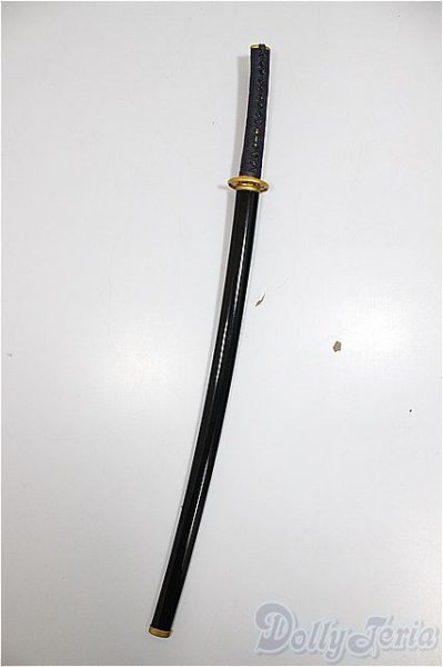 画像1: SD/VOLKS製日本刀(宵闇・よいやみ)/1/3　60ｃｍ　BJD　MJD　衣装　ドール用 A-25-06-04-226-KD-ZA (1)