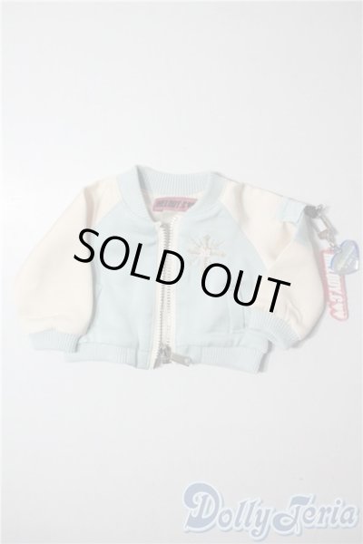 画像1: MSD＆SDM/OF:チャーム付き刺繍スカジャン Melody.C様製 U-25-06-10-082-NY-ZU (1)