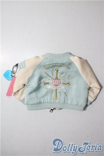 画像2: MSD＆SDM/OF:チャーム付き刺繍スカジャン Melody.C様製 U-25-06-10-082-NY-ZU (2)