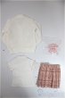 画像2: MDD&MSD/OF：女子高生セット（白×チェリーピンク）・ミニ/1/4　40ｃｍ　BJD　MJD　衣装　ドール用 A-25-06-25-160-KD-ZA (2)