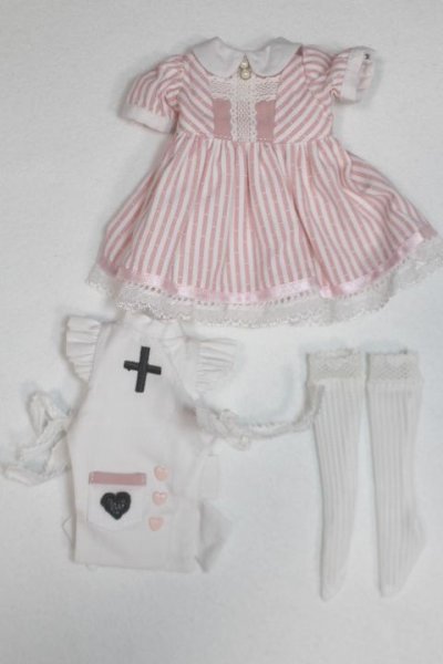 画像1: 幼SD/OF:ワンピース/1/6　30ｃｍ　BJD　MJD　衣装　ドール用 A-25-07-15-047-NY-ZA (1)