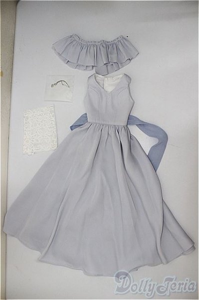 画像1: SD16G/OF:サマーワンピースセット（アイスブルー）/1/3　70ｃｍ　BJD　MJD　衣装　ドール用 A-25-07-16-133-NY-ZA (1)
