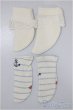 画像1: MSD&MDD/OF:ソックス2点セット/1/4　40ｃｍ　BJD　MJD　衣装　ドール用 A-25-07-23-119-TO-ZA (1)