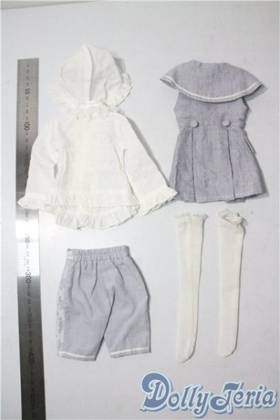 画像2: 40cmサイズドール/OF:衣装 U-25-08-12-117-NY-ZU (2)