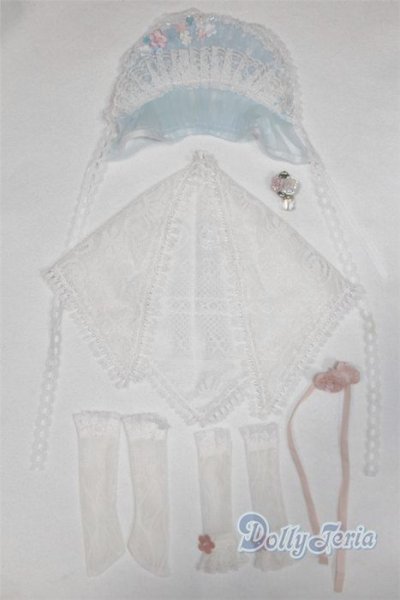 画像2: 40cmサイズドール/OF:Blue Chiffon DOLK SELECT A-25-09-03-068-NY-ZA (2)