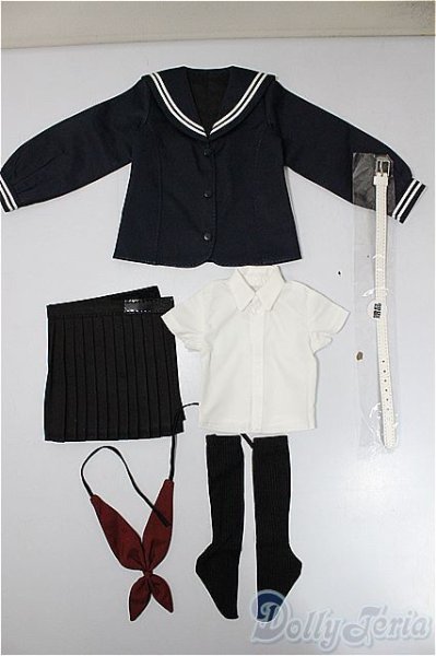 画像1: SDM＆MSD/OF:DOLK SELECT ブルーセーラー服セット/1/4　40ｃｍ　BJD　MJD　衣装　ドール用 A-25-09-17-121-NY-ZA (1)