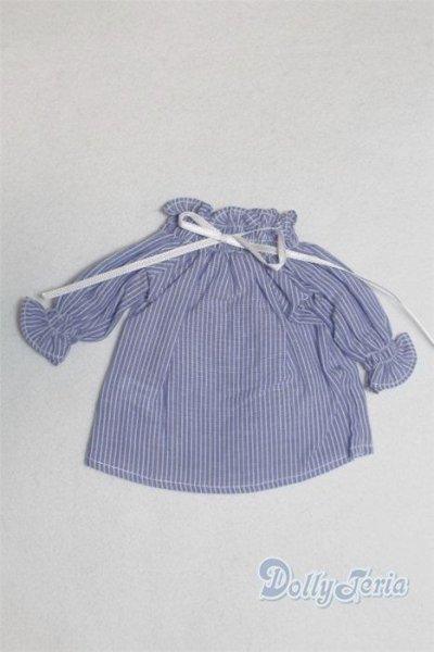 画像1: SDM＆MSD/OF:Nine9Style様製 Smocking shoulder open blouse(Blue)/1/4　40ｃｍ　BJD　MJD　衣装　ドール用 A-25-10-15-080-NY-ZA (1)