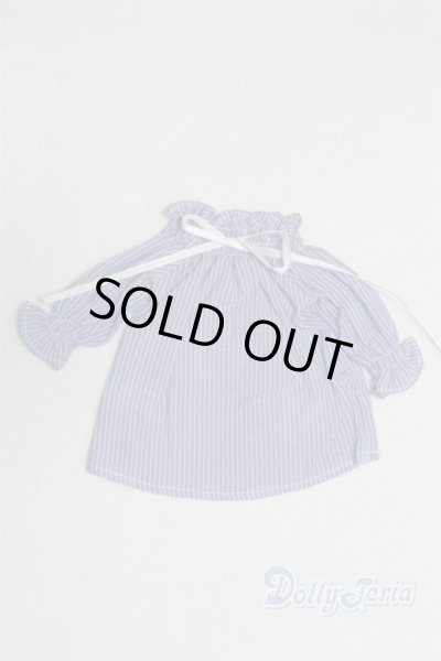 画像1: SDM＆MSD/OF:Nine9Style様製 Smocking shoulder open blouse(Blue)/1/4　40ｃｍ　BJD　MJD　衣装　ドール用 A-25-10-15-080-NY-ZA (1)
