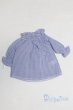 画像2: SDM＆MSD/OF:Nine9Style様製 Smocking shoulder open blouse(Blue)/1/4　40ｃｍ　BJD　MJD　衣装　ドール用 A-25-10-15-080-NY-ZA (2)