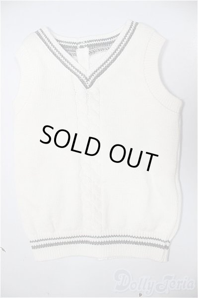 画像1: SDGrB＆SD13男の子/OF:スクールベスト(白) A-25-10-15-356-NY-ZA (1)