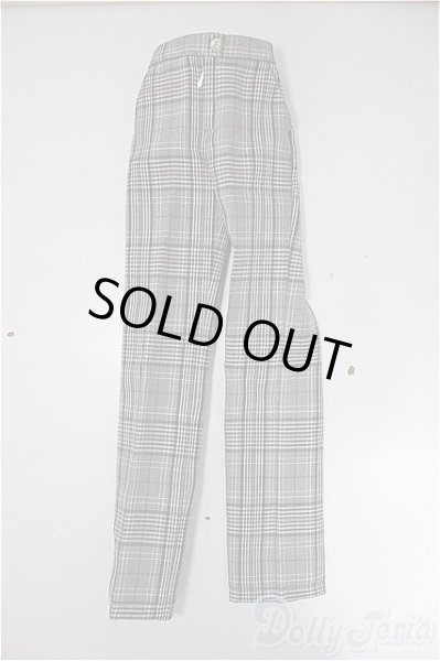 画像1: SDGrB＆SD13男の子/OF:チェックスラックス(灰) A-25-10-15-232-NY-ZA (1)