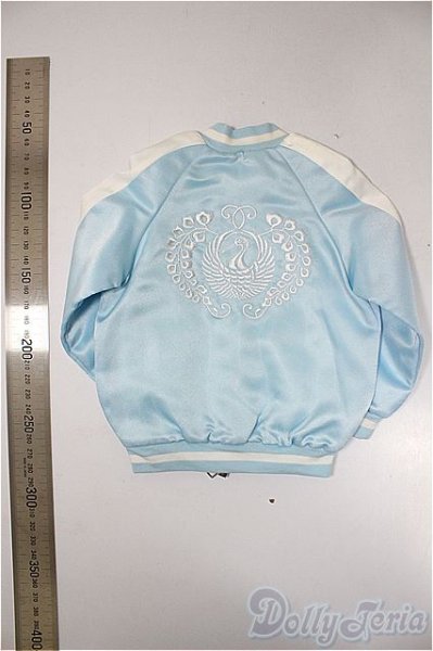 画像2: SDGr男の子/OF:スカジャン(水・蝶と鶴)/1/3 65cm BJD MJD 衣装 ドール用 A-25-10-29-215-NY-ZA (2)