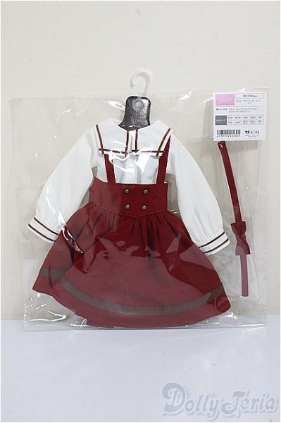 画像1: SDM/OF:ボルドーサスペンダーセット・ミニ/1/4　40ｃｍ　BJD　MJD　衣装　ドール用 A-25-10-29-337-NY-ZA (1)