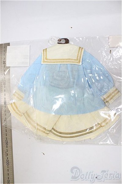 画像2: セーラースカートセット（エクリュ）・ミニ/1/4　40ｃｍ　BJD　MJD　衣装　ドール用 A-25-11-5-298-NY-ZA (2)