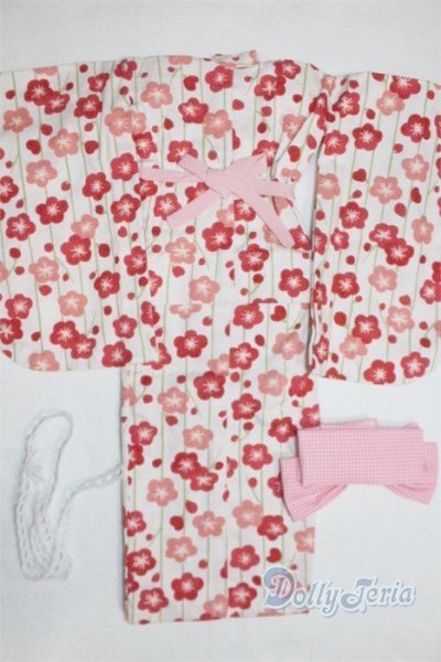 画像2: SD/OF:ゆかたセット/1/3　60ｃｍ　BJD　MJD　衣装　ドール用 A-25-12-10-085-NY-ZA (2)