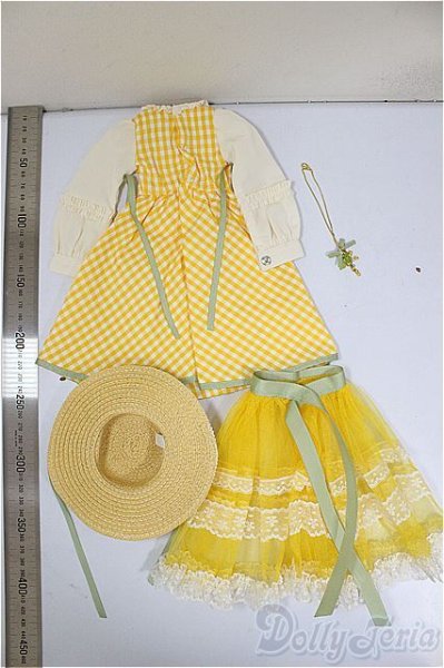 画像2: SDM/OF:ミモザドレスセット・ミニ/1/4　40ｃｍ　BJD　MJD　衣装　ドール用 A-25-12-10-158-NY-ZA (2)