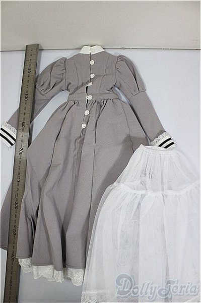 画像2: SD/OF:PSYCHO-LAB様製 Psychiatric hospital Mサイズ 灰/1/3　60ｃｍ　BJD　MJD　衣装　ドール用 A-25-12-10-156-NY-ZA (2)