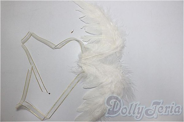 画像1: SDM/OF:羽/1/4　40ｃｍ　BJD　MJD　衣装　ドール用 A-25-12-17-248-NY-ZA (1)