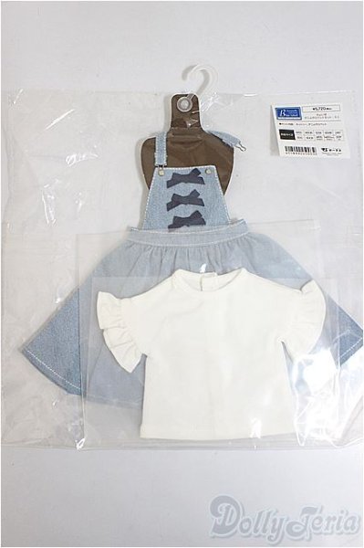 画像1: SDM＆MSD/OF:ちょい甘デニムサロペットセット・ミニ/1/4　40ｃｍ　BJD　MJD　衣装　ドール用 A-25-12-17-322-NY-ZA (1)
