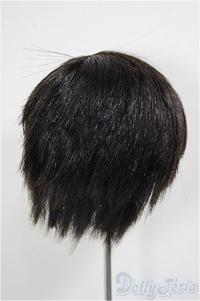 画像2: 8-9inch/W-163D-Charcoalbrown:ウィッグ/インチ　BJD　MJD　ドール用 A-26-01-14-227-NY-ZA (2)