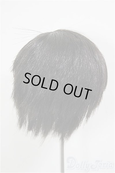 画像2: 8-9inch/W-163D-Charcoalbrown:ウィッグ/インチ　BJD　MJD　ドール用 A-26-01-14-227-NY-ZA (2)