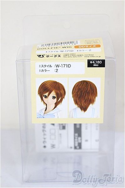 画像3: 8-9inch/W-163D-Charcoalbrown:ウィッグ/インチ　BJD　MJD　ドール用 A-26-01-14-227-NY-ZA (3)