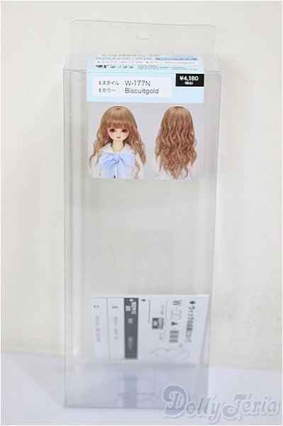 画像3: 7-8inch/W-177N-Biscuitgold:ウィッグ/インチ　BJD　MJD　ドール用 A-26-01-14-228-NY-ZA (3)