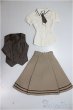 画像3: SD16/高等部ミッションスクール 夏の制服セット/1/3　60ｃｍ　BJD　MJD　衣装　ドール用 A-26-01-21-136-NY-ZA (3)