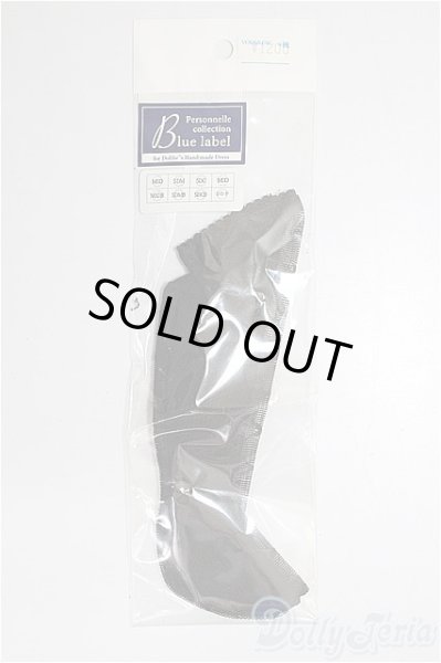 画像1: SDM/OF:ソックス・ミニ（黒・フラワーチェック柄）/1/4　40ｃｍ　BJD　MJD　衣装　ドール用 A-26-01-21-370-NY-ZA (1)