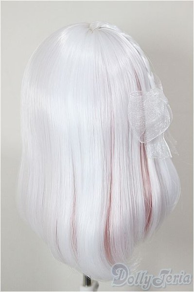 画像2: 8-9inch/Pigg Doll様製 ウィッグ/インチ　BJD　MJD　ドール用 A-26-01-28-237-WT-ZA (2)