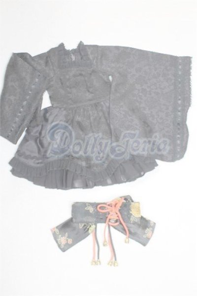 画像1: SD/OF：着物ドレス/1/3　60ｃｍ　BJD　MJD　衣装　ドール用 A-26-02-18-081-NY-ZA (1)