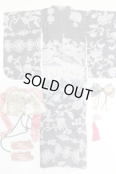 画像2: SD/OF：着物ドレス/1/3　60ｃｍ　BJD　MJD　衣装　ドール用 A-26-02-18-074-NY-ZA (2)