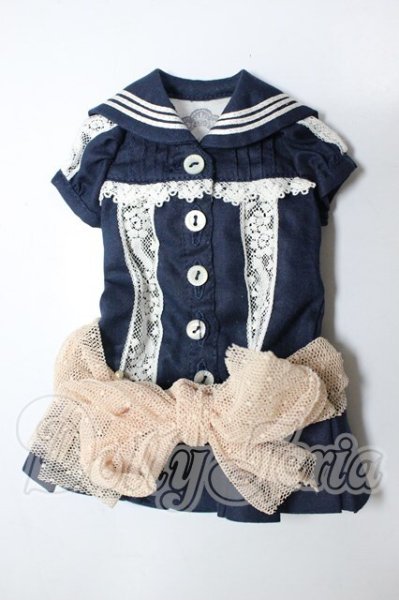 画像1: MSD/MILKDOLL製セーラーワンピースセット A-26-02-18-206-NY-ZA (1)